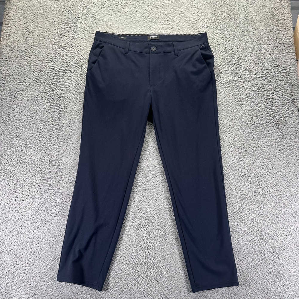 Only & Sons Mark Pant Mens 36x30 Blue Viscose Chino Tapered Leg Business Preppy